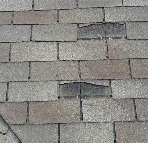 damage shingles which can cause leaks